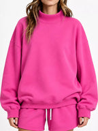 Hot Pink-Turtleneck