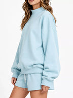 Light Blue-Turtleneck