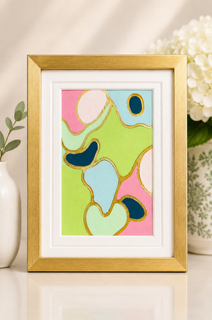 August Peridot Abstract