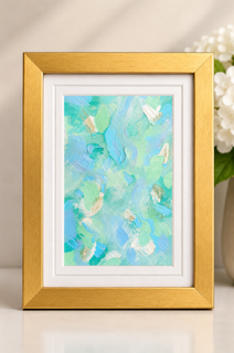December Blue Topaz Abstract
