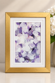 February Amethyst Abstract